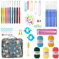 Wholesale Beginners Adults Crochet Kit Includes Ergonomic 2.0-6.0 Hook and Yarn Starter Kit for Kids Sewing Supplies