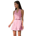 Elegant 2 Pieces Set Women 2024  V-Neck Crop Top and Shorts Set for Women Fashion Summer Outfits Women