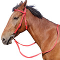 Adjustable Nylon Webbing Horse Halter Western Saddle Style Equestrian Accessories for Ponies