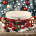 Creative Eco-Friendly Porcelain Modern Dish Christmas Fruit Tray Cute Santa Candy Bowl Living Room Coffee Table Snack Storage MegaBDM