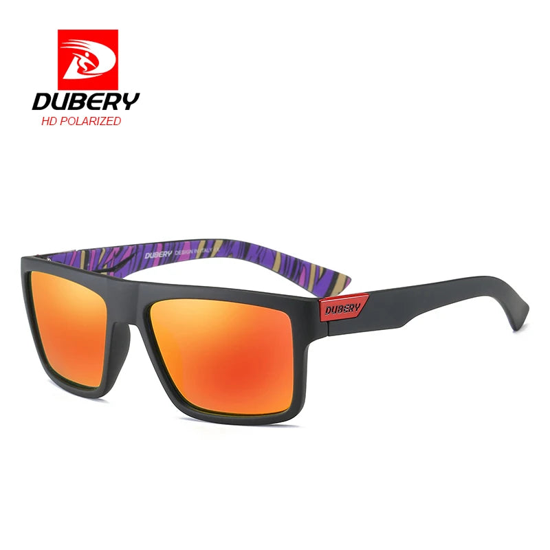 DUBERY  Official  Fashion Polarized square Sunglasses Men  Vintage Sunglasses for Women High Quality  Rectangle Sunglasses 2026