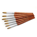 Red Wooden Handle 30% Kolinsky Nail Art Acrylic Nail Brushes UV Gel Pen Drawing Painting Nail Brush