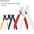 New High Hardness Stainless Steel Nail Clippers Salons Specialized Tools Anti Splash Nail Clippers Large Caliber Nail Scissors