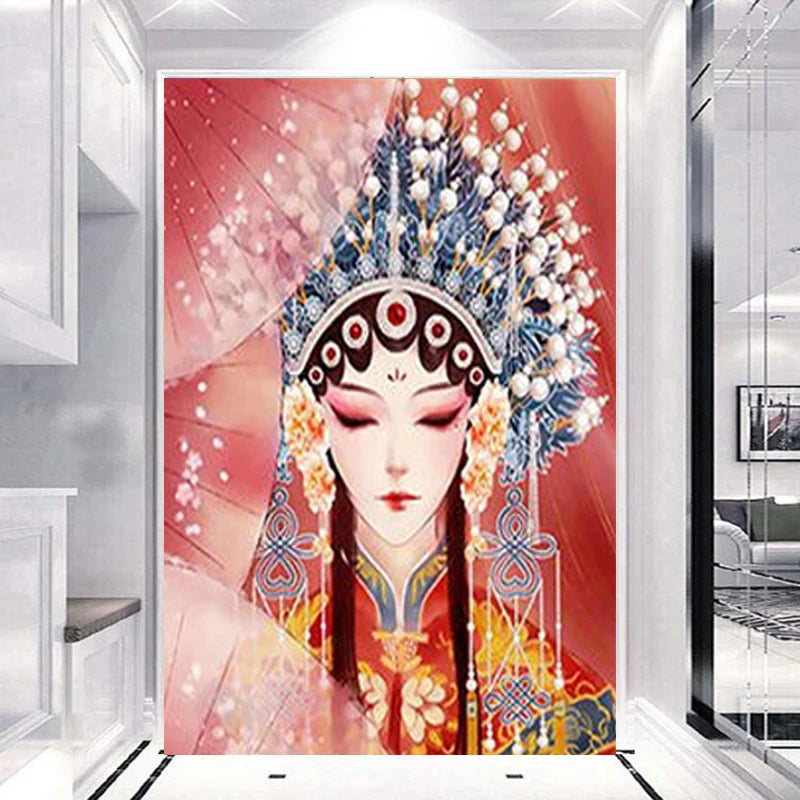 Full Drill 5D DIY Diamond Wall Painting 30*40cm Modern Home Decor Kit Portrait Square/Round Beads Custom Picture Canvas Art Kits