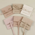 PUPPYSEW Wholesale  Microfiber Jewelry Pouch Bag Handmade Microfiber  Envelope Pouches  Earrings Necklace Pouch  With  Logo