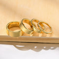 Wedding Band Custom Engraved Name logo Gold Tungsten Carbide Couple Rings