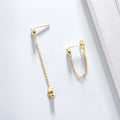 Peishang Jewelry Stock S925 Sterling Silver Crystal Cz Wire Earrings