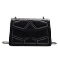 Female Luxury Chain Handbags and Purses Stone Pattern PU Leather Crossbody Bags for Women Small Shoulder Simple Bag
