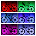 AUZ Portable LED Bicycle Wheel Lights Night Riding Strip with Battery Power Supply MegaBDM