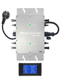 Y&H 1200W Grid Tie Inverter Waterproof IP65 MPPT DC28-50V PV Input AC110V/220V Solar Micro Inversor for 30V 36V Solar Panel