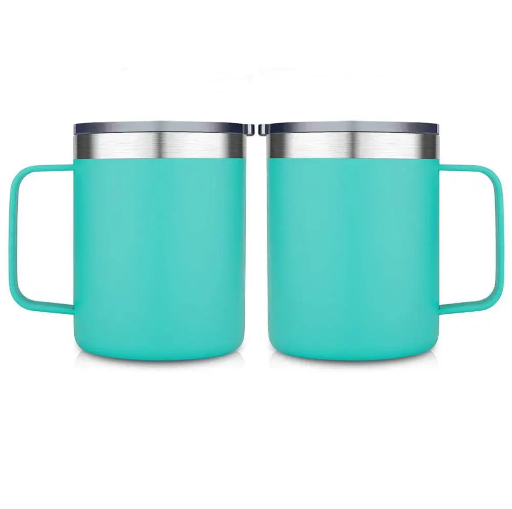 [JT-M14A]Hot Sale 14oz Coffee Tumbler sealed Coffee Mug with Handle Unique Mugs Cups Cute Coffee Mugs with Names and logo