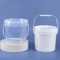 Factory Wholesale Hot Selling Round 4L Food Grade Plastics Buckets with Lids Durable and Recyclable Plastic Bucket