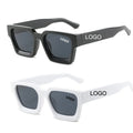 2024 Fashion Classic Retro Shades Luxury Oversized Plastic Sunglasses Chunky Square Men Custom logo Sunglasses