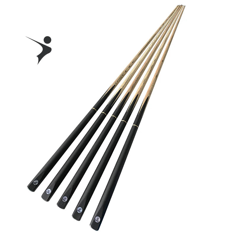 LEIJIAER Snooker Cue 3/4 Jointed Woods Snooker Billiard Cues 1/2 Split 10MM Ash Wood Cue Custom Logo  Cheap Pool Stick