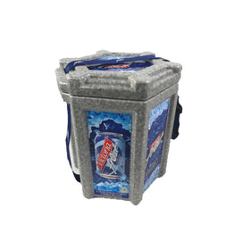 EPP Thermal Solar Panel Foam Cooler Waterproof & Insulated Cartoon Pattern for 12L Beer/Cans BBQ Use
