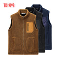 Men's Fleece Outdoor Tactical Jacket Fleece Winter Heavy Jacket Coat Windbreaker Outdoor Vest Waistcoat Body Warmer Outwear