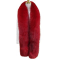MWfur Longer Fur Scarf Long Style Custom Made Mint Green Color Fox Fur Collar Fur Scarf for Women