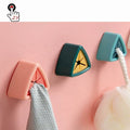 Self Adhesive Wall Dish Towel Hook Punch Free Towel Plug Holder for Bathroom Kitchen and Home