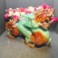 Wholesale Natural Crystal High Quality Xiuyu Jade Dragon Crystal Carving for Home Decoration
