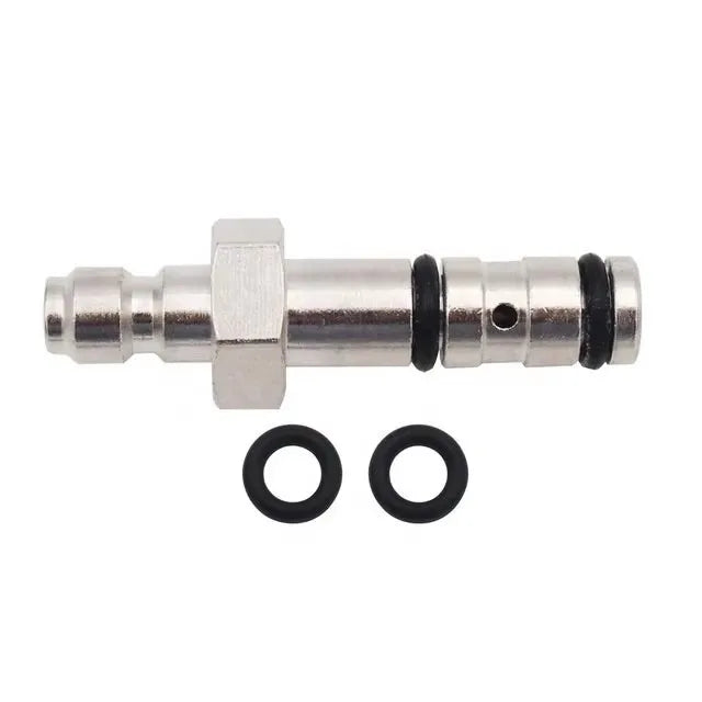 LEADU PF102Q Brass & Stainless Steel PCP Quick Filling Coupler Probe Adapter for Evanix Webley FX Hatsan 9mm OD