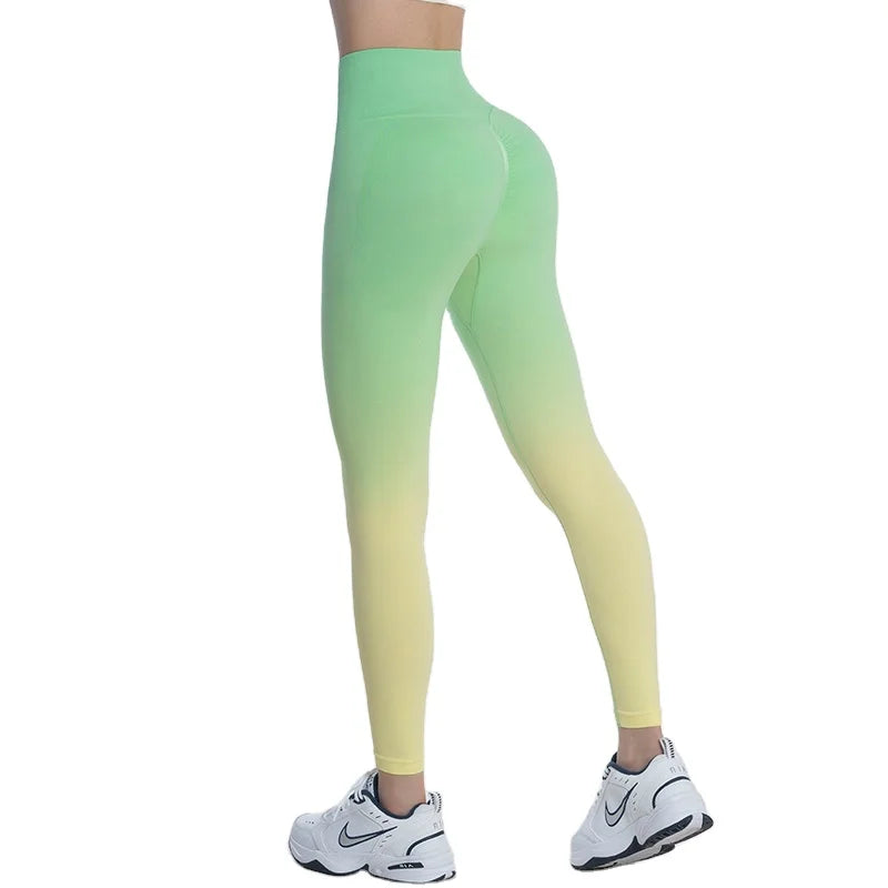 2026 Women's High Waist Elastic Waist Print Shapers Waist Trainer Fitness Yoga Gym Shorts Leggings Sports Wear Yoga Pants