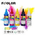 FCOLOR Hot Digital Textile PET Transfer Film Ink DTF Ink for Epson DX5 L1800 L805 Printers Available in 100ml 500ml 1000ml Sizes
