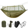 260*140cm 2 Persons Outdoor Tree Swing Parachute Mosquito Net Bed Ultralight Pink Nylon Folding Camping Hanging Tent Hammock