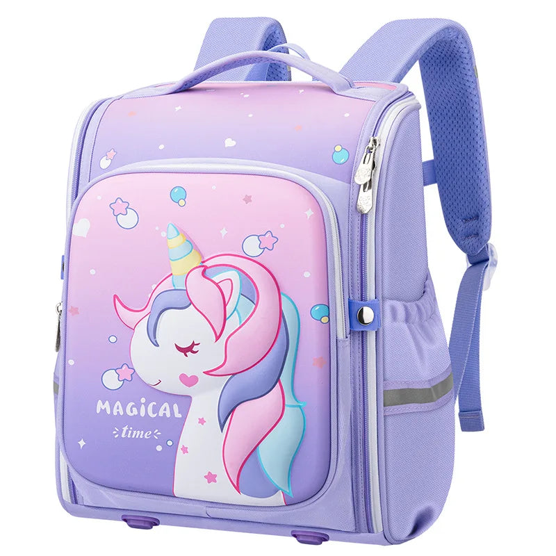 Wholesale Hot Sale Original 3D EVA Lovely Cartoon Character Space Schoolbag with Large Capacity for Primary Girls Kids