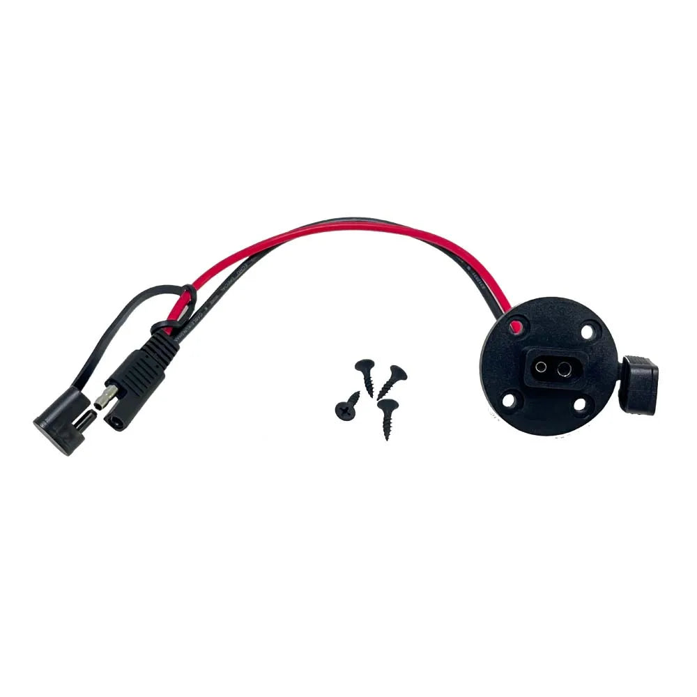 RTS SAE Connector Power Socket Universal Adapter Solar Panel Battery Charger Weatherproof Sidewall Port RV Parts Accessories
