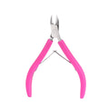 Professional Stainless Steel Cuticle Nippers with Silicone Handle Trim Dead Skin Remover for Nail Care Tools Finger Use