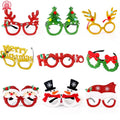 Wholesale New Christmas Decorative Glasses for Adults and Children Christmas Gifts Holiday Supplies Christmas Party Glass Frame