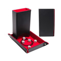Handmade PU Dice Tray and Tower Luxury Square Shape for Convenient Organization and Play Custom Logo for DND Games Board Games
