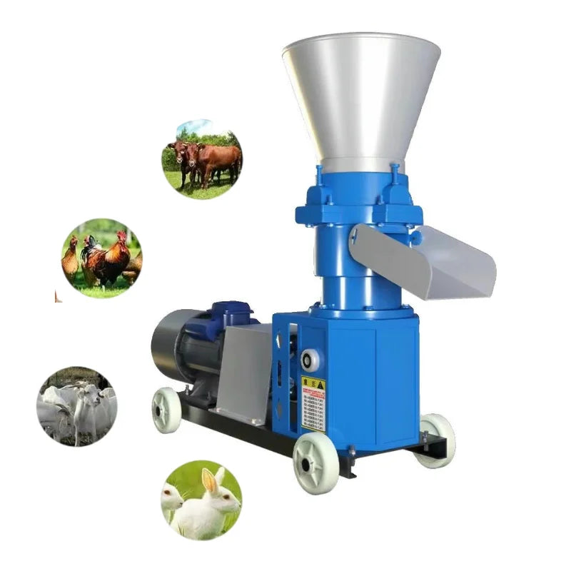 Cheap Price Feed Pellet Machine Small 220V 150Kg/H Animal Feed Pellet Machine for Making Animal Feed Pellets