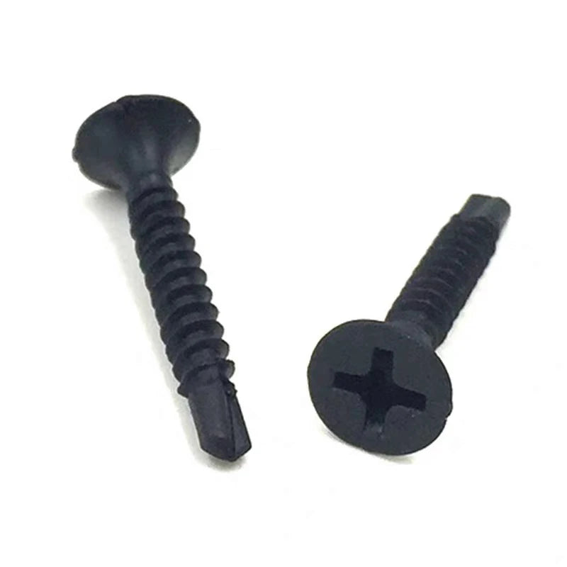 Factory Custom Product Black Gray Phosphorus Drywall Tek Screws Gypsum Self Drilling Screw Small Box Packing