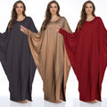 Muslim Robe Plus Size Women's Clothing Long Woven Islamic Women Dress
