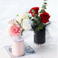 Wholesale 6*8 Mini Round Preserved Bouquet Box for Flowers Cylinder Packaging Paper Tube Candle Box