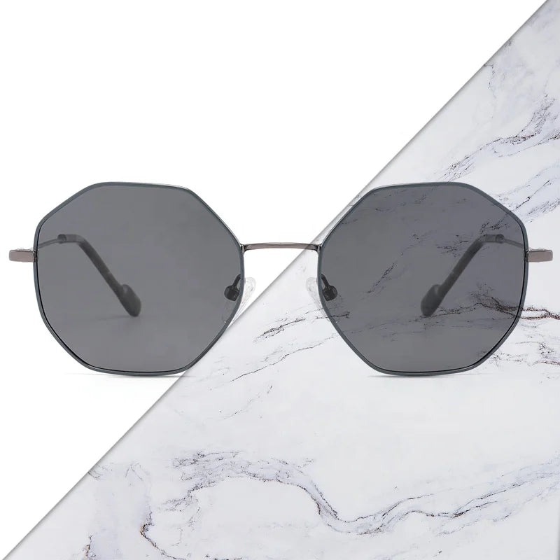 Fashion Brand Classical Retro Style Women Polarized Sunglasses Trendy Metal Sunshades Vintage Men Sun Glasses Luxury Design