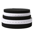 Factory Wholesale 15 mm Adjustable DIY Belt Neckline Polyester Elastic Webbing Sustainable Fold Elastic Sustainable for Fold