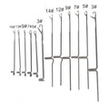 Wholesale 100Pcs/Pack Flat Knitting Needles Crochet Hook Needles for Repairing Sweater Knit