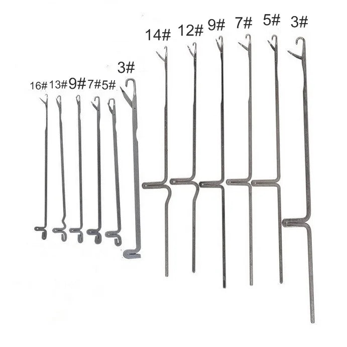 Wholesale 100Pcs/Pack Flat Knitting Needles Crochet Hook Needles for Repairing Sweater Knit