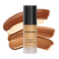 Private Label 69 Color Factory Full Coverage Matte Waterproof Vegan Bulk Custom Face Makeup Liquid Foundation for Black Skin