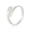 Hollow Minimalist Style Cross Adjustable Stainless Steel Finger Ring for Women Lady Trendy Jewelry