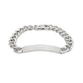 Charm Stainless Steel Men's Bracelet Brand Punk Bracelet 4 Colors Noble Geometric Laser Name and Logo Cuban Personalized Classic