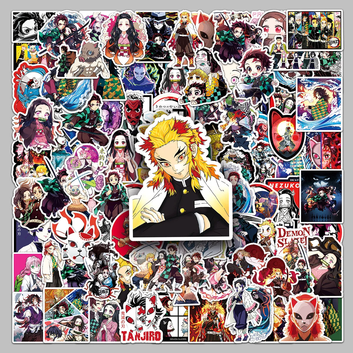 100PCS Factory Wholesale Hot Selling Cartoon Creative Personality Stickers Guitar Refrigerator Desktop Cup Stickers