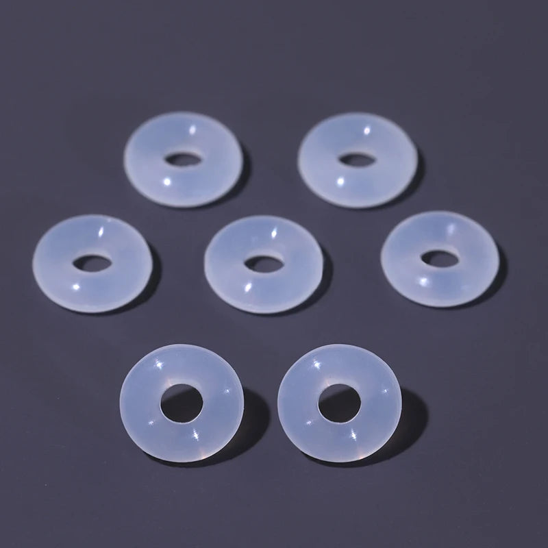 Silicone Anti-Fall Ring Spacer Anti-Slip Anti-Friction Pearl Positioning for Earrings Bracelet-Jewelry Findings Components