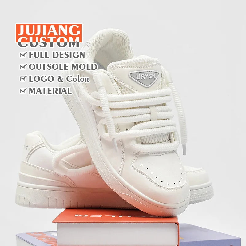 Custom Men's Sport Running High-elastic Sock Daddy Shoes Flying Woven Sneakers Outdoor Trainers Chaussures De Marque Wholesale