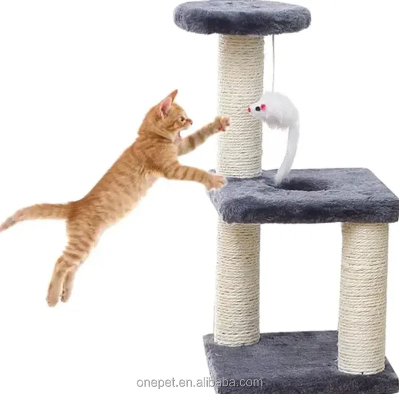 Small Climbing Shelves Sisal Interactive Cat Toys Jumping Cat Scratching Climbing Rack