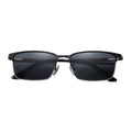 Wholesale Fashion Trendy Designer Titanium Square UV400 Shades Sun Glasses Sunglasses for Men