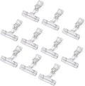 High Quality Wholesales Griper Magnetic Sign Holder Free Sample Price Holder ABS Clear Display Clip for Supermarket Shelf