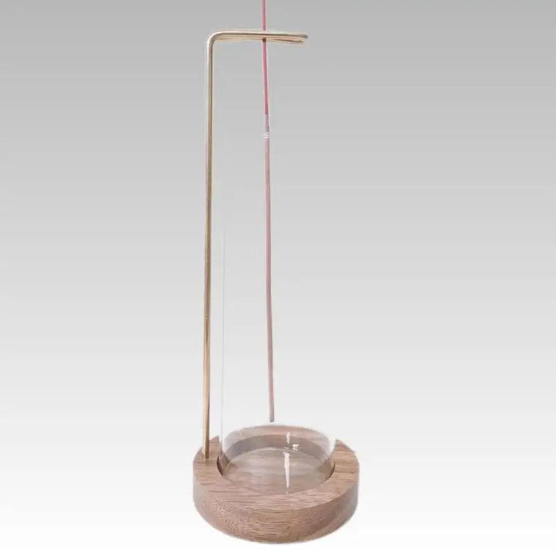 High Quality Polished Aromatherapy Backflow Incense Burner Holder Gift Ash Catcher Pyramid Walnut Wooden Reusable Incense Stick